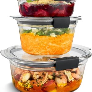 Rubbermaid Brilliance Glass Food Storage Containers
